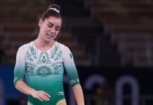 Dafne Navarro obtiene su clasificación a semifinales del mundial de gimnasia de trampolín en Pamplona 2025
