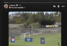 El hijo de Cristiano Ronaldo anotó su primer gol con la selección Sub 16 de Portugal: la reacción de CR7