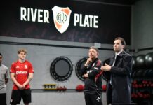 Las fotos de Stefano Di Carlo con el plantel de River Plate y Marcelo Gallardo en su primer día de gestión
