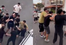 El video viral entre un integrante del cuerpo técnico de Quilmes y un grupo de hinchas que volvían de bailar