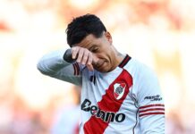 Driussi fue reemplazado a los 15 minutos del Superclásico entre River Plate y Boca Juniors: su reacción al salir lesionado