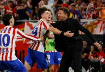 El golazo de Julián Álvarez que envió la final de la Copa del Rey entre Atlético de Madrid y Real Sociedad al alargue