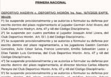 El Tribunal de Disciplina de la AFA dio a conocer el fallo tras la batalla campal en Deportivo Madryn-Morón: los nueve suspendidos