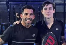 Franco Colapinto jugó al pádel con Carlos Tevez y tomó una drástica decisión durante sus vacaciones