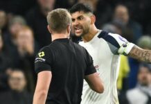La FA acusó al Cuti Romero por “conducta agresiva” en su expulsión ante Liverpool y podría recibir una sanción adicional en Tottenham
