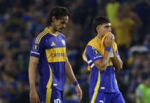 El gesto de Edinson Cavani en el palco de La Bombonera durante Boca Juniors-Gimnasia de Mendoza que llamó la atención