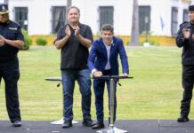 Kicillof se mostró con la cúpula policial e intendentes en medio del debate por ley penal juvenil