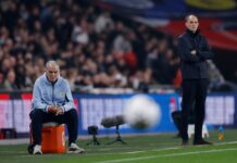 El cruce entre Tuchel y Bielsa tras el terrible planchazo de Araújo a Phil Foden en el amistoso entre Inglaterra y Uruguay