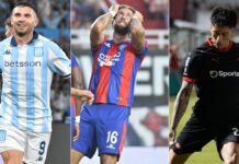 Tras el triunfo de Racing y las derrotas de San Lorenzo e Independiente, así quedaron las posiciones del Torneo Apertura