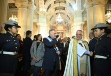 Osvaldo Jaldo participó del Tedeum en Tucumán y pidió por la unidad nacional: “No hay lugar para la grieta”