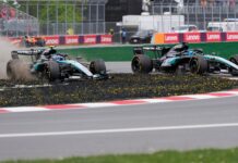 Polémica en Mercedes por el toque de George Russell y Kimi Antonelli que casi los deja afuera de la Sprint del GP de Canadá