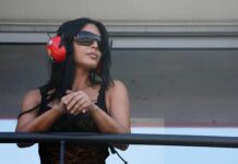 Las fotos de Kim Kardashian en el Gran Premio de Mónaco de F1 para alentar a su novio Lewis Hamilton: “Bienvenida al paddock”